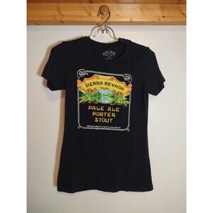 Sierra Nevada Women's M Shirt Black Large Front Graphic
